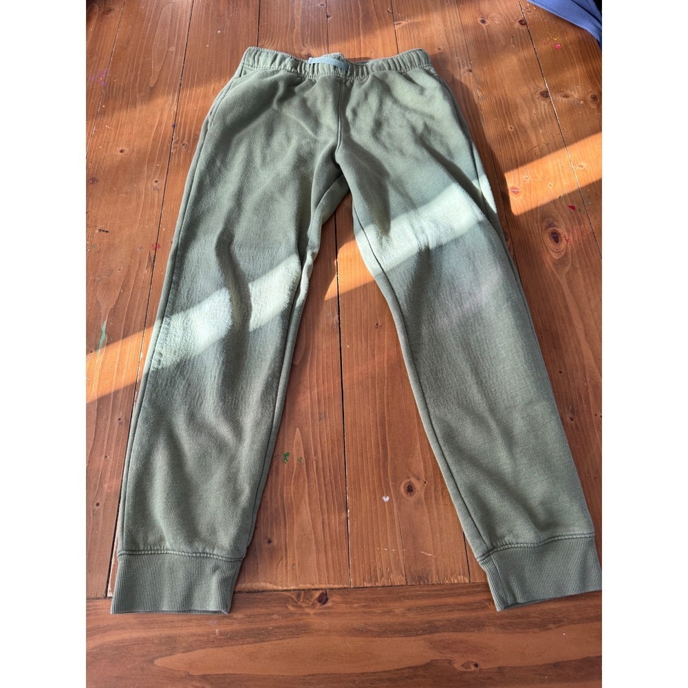 Cat & Jack Boys Olive‎ Green Fleece Joggers Sweatpants XL 14